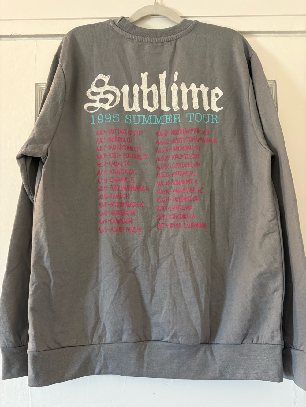 Sublime Logo Gray Crewneck Sweatshirt